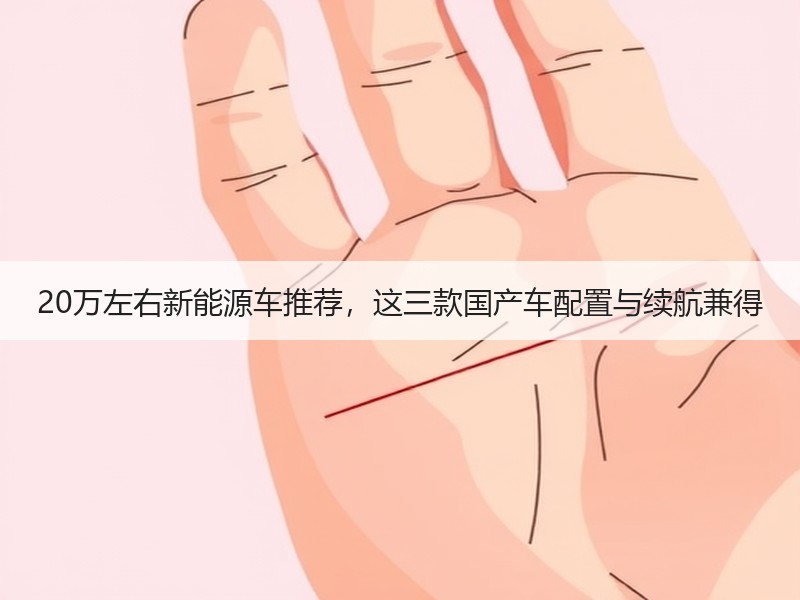 20万左右新能源车推荐，这三款国产车配置与续航兼得