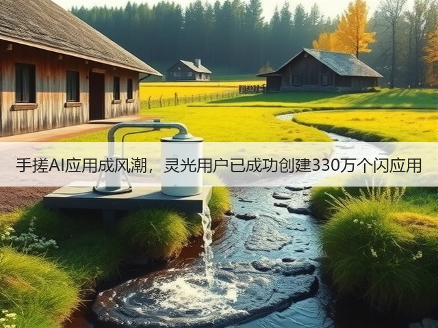 手搓AI应用成风潮,灵光用户已成功创建330万个闪应用(图3) 手搓AI应用成风潮,灵光用户已成功创建330万个闪应用(图3)