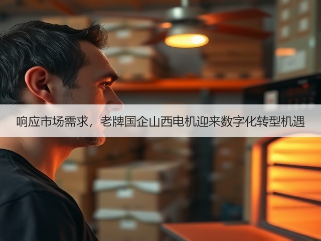 响应市场需求，老牌国企山西电机迎来数字化转型机遇(图3)