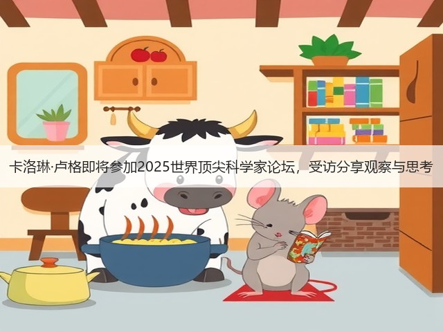 卡洛琳·卢格即将参加2025世界顶尖科学家论坛,受访分享观察与思考(图2) 卡洛琳·卢格即将参加2025世界顶尖科学家论坛,受访分享观察与思考(图2)