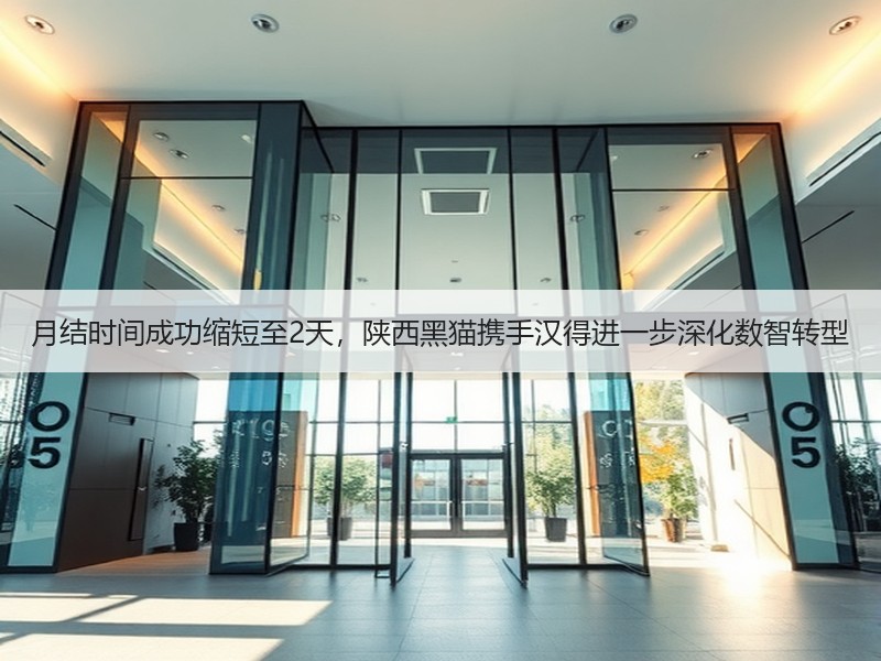 月结时间成功缩短至2天，陕西黑猫携手汉得进一步深化数智转型
