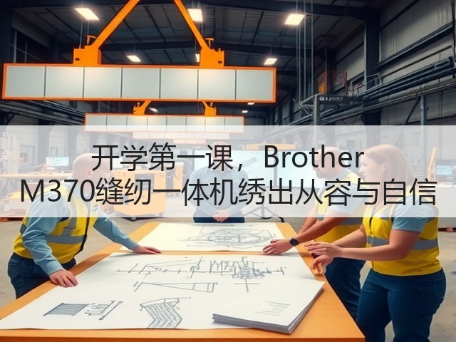 开学第一课，Brother M370缝纫一体机绣出从容与自信(图1)