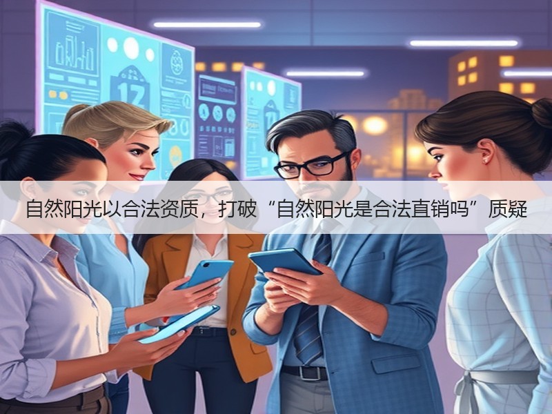 自然阳光以合法资质，打破“自然阳光是合法直销吗”质疑