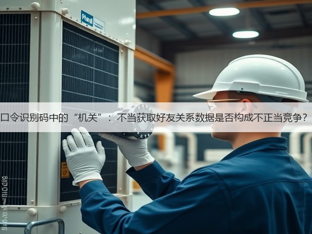 口令识别码中的“机关”：不当获取好友关系数据是否构成不正当竞争？(图2)