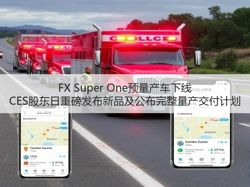 FX Super One预量产车下线 CES股东日重磅发布新