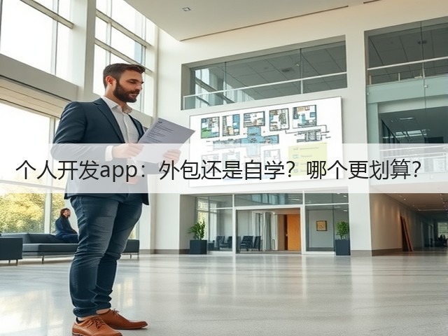 个人开发app:外包还是自学?哪个更划算?(图1) 个人开发app:外包还是自学?哪个更划算?(图1)