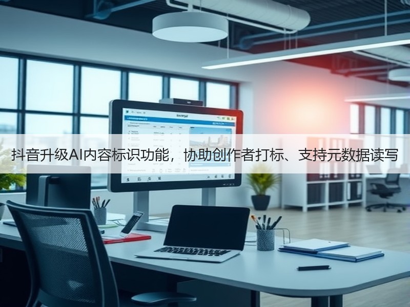 抖音升级AI内容标识功能，协助创作者打标、支持元数据读写