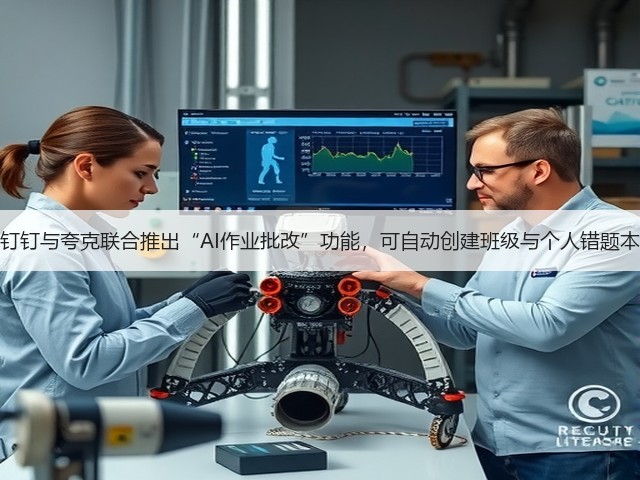 钉钉与夸克联合推出“AI作业批改”功能,可自动创建班级与个人错题本(图1) 钉钉与夸克联合推出“AI作业批改”功能,可自动创建班级与个人错题本(图1)