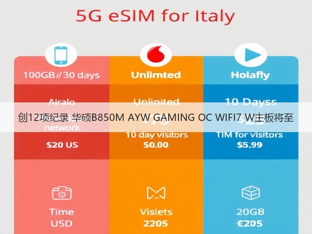 创12项纪录 华硕B850M AYW GAMING OC WIFI7 W主板将至(图1) 创12项纪录 华硕B850M AYW GAMING OC WIFI7 W主板将至(图1)