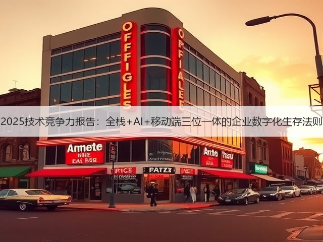 2025技术竞争力报告:全栈+AI+移动端三位一体的企业数字化生存法则(图2) 2025技术竞争力报告:全栈+AI+移动端三位一体的企业数字化生存法则(图2)