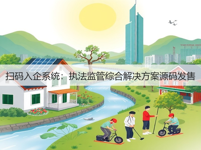 扫码入企系统：执法监管综合解决方案源码发售
