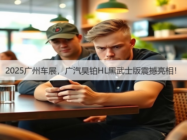 2025广州车展，广汽昊铂HL黑武士版震撼亮相！(图3)
