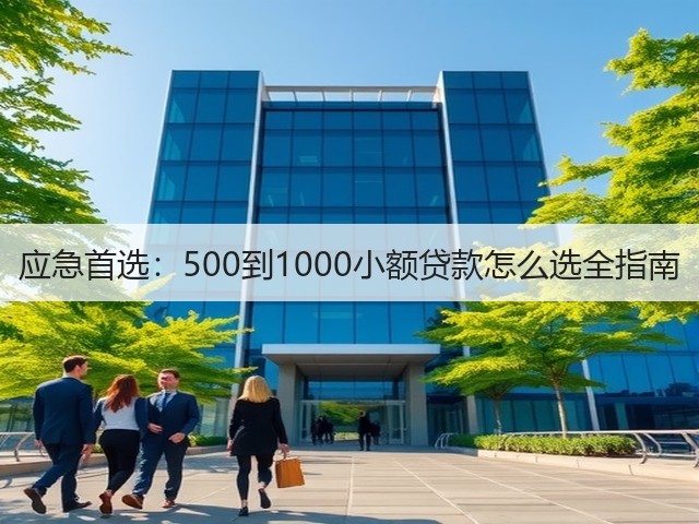 应急首选:500到1000小额贷款怎么选全指南(图2) 应急首选:500到1000小额贷款怎么选全指南(图2)