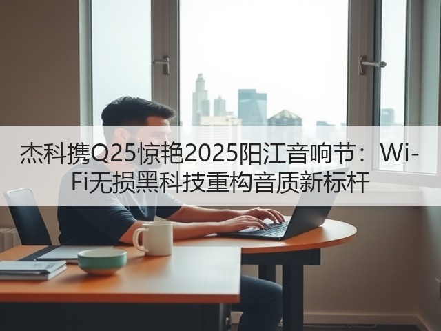 杰科携Q25惊艳2025阳江音响节：Wi-Fi无损黑科技重构音质新标杆(图3)