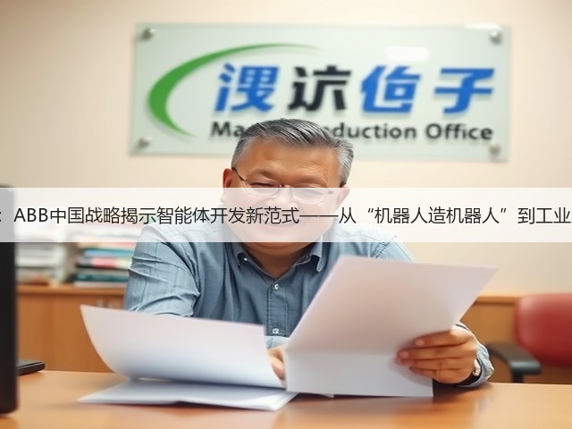 AI+制造深度融合:ABB中国战略揭示智能体开发新范式——从“机器人造机器人”到工业互联网标准化革命(图2) AI+制造深度融合:ABB中国战略揭示智能体开发新范式——从“机器人造机器人”到工业互联网标准化革命(图2)