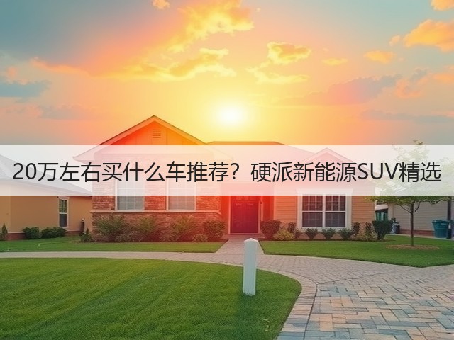 20万左右买什么车推荐?硬派新能源SUV精选(图7) 20万左右买什么车推荐?硬派新能源SUV精选(图7)
