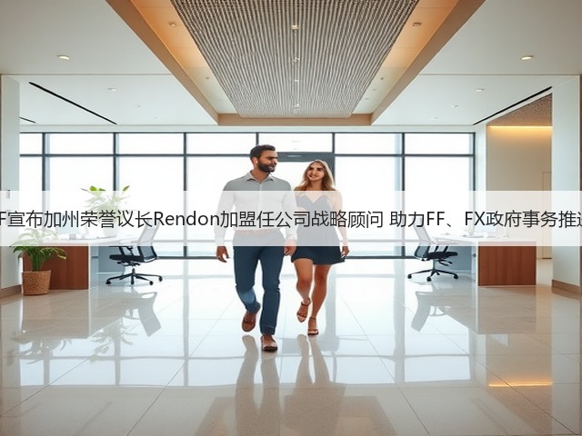 FF宣布加州荣誉议长Rendon加盟任公司战略顾问 助力FF、FX政府事务推进(图3) FF宣布加州荣誉议长Rendon加盟任公司战略顾问 助力FF、FX政府事务推进(图3)