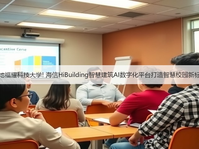 落地福耀科技大学! 海信HiBuilding智慧建筑AI数字化平台打造智慧校园新标杆(图3)