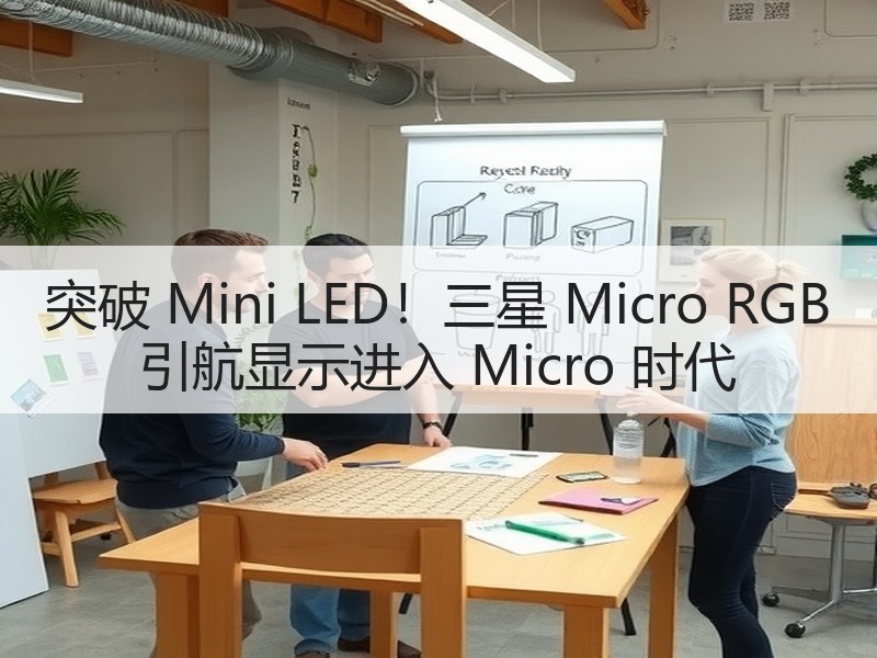 突破 Mini LED！三星 Micro RGB 引航显示进