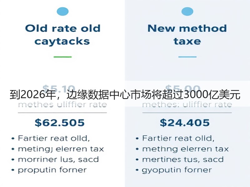 到2026年，边缘数据中心市场将超过3000亿美元