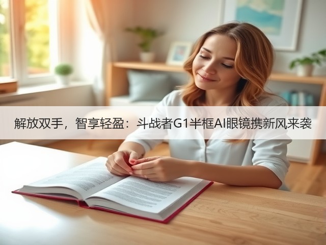 解放双手,智享轻盈:斗战者G1半框AI眼镜携新风来袭(图2) 解放双手,智享轻盈:斗战者G1半框AI眼镜携新风来袭(图2)