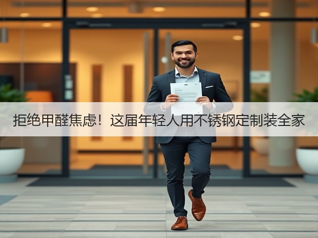 拒绝甲醛焦虑！这届年轻人用不锈钢定制装全家(图3)