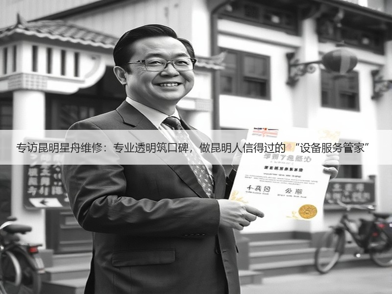 专访昆明星舟维修：专业透明筑口碑，做昆明人信得过的 “设备服