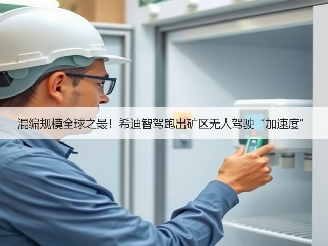 混编规模全球之最！希迪智驾跑出矿区无人驾驶“加速度”(图3)