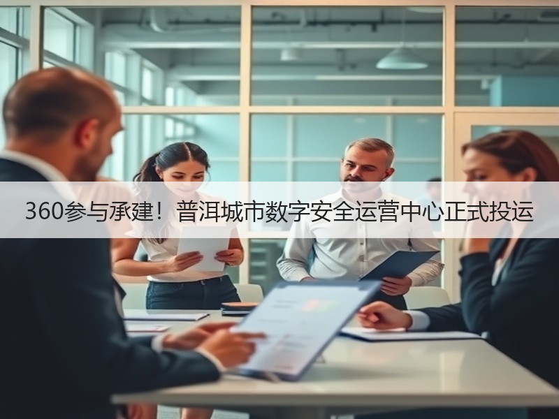 360参与承建！普洱城市数字安全运营中心正式投运