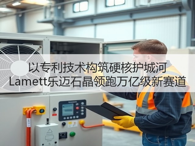 以专利技术构筑硬核护城河 Lamett乐迈石晶领跑万亿级新赛道(图2)