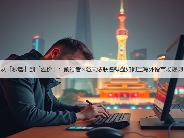 从「秒罄」到「溢价」：前行者×洛天依联名键盘如何重写外设市场规则(图2)