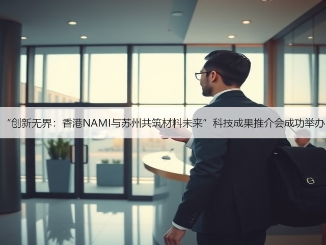 “创新无界：香港NAMI与苏州共筑材料未来”科技成果推介会成功举办(图3)