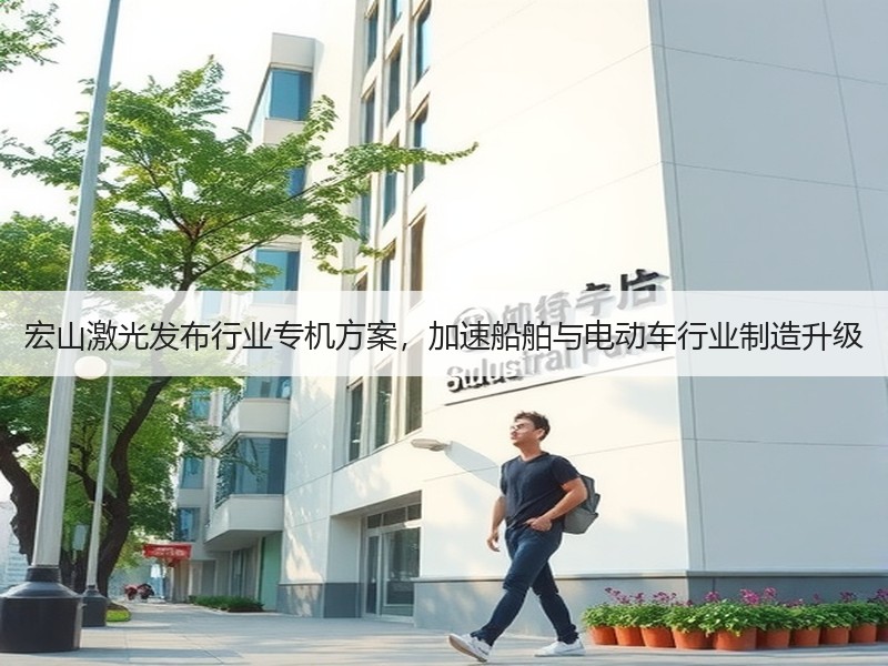 宏山激光发布行业专机方案，加速船舶与电动车行业制造升级