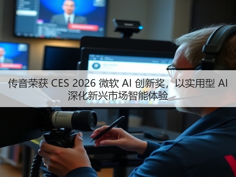 传音荣获 CES 2026 微软 AI 创新奖，以实用型 A