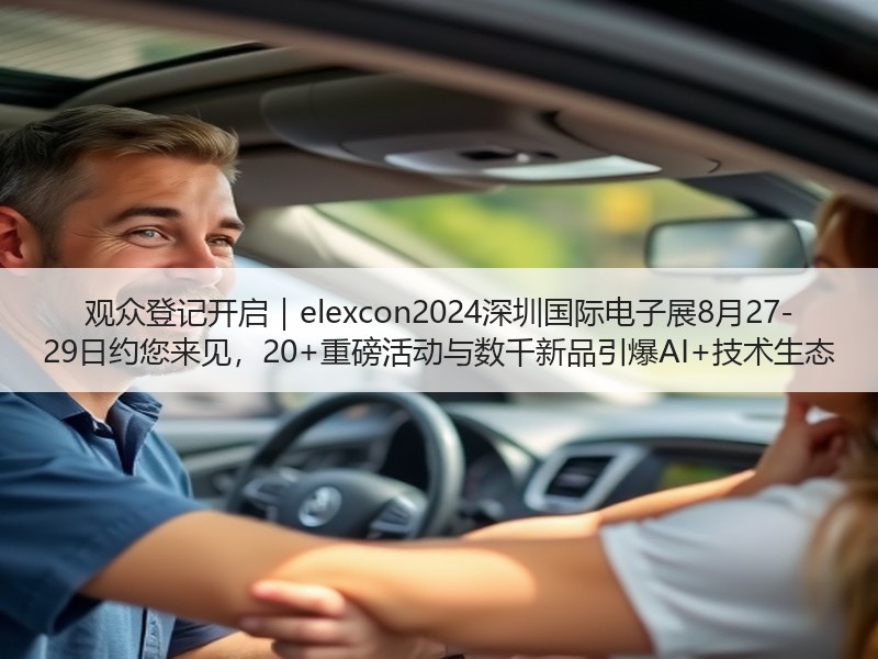 观众登记开启｜elexcon2024深圳国际电子展8月27-