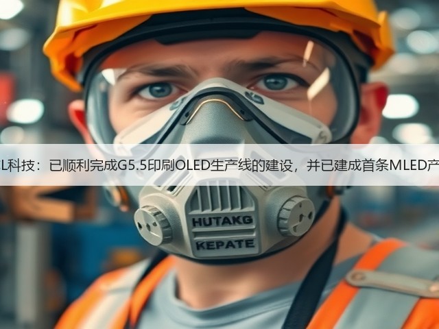 TCL科技：已顺利完成G5.5印刷OLED生产线的建设，并已建成首条MLED产线(图1)