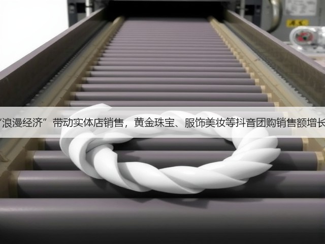 七夕“浪漫经济”带动实体店销售，黄金珠宝、服饰美妆等抖音团购销售额增长超2倍(图1)