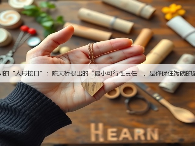 拒绝做AI的“人形接口”:陈天桥提出的“最小可行性责任”,是你保住饭碗的最后防线(图1) 拒绝做AI的“人形接口”:陈天桥提出的“最小可行性责任”,是你保住饭碗的最后防线(图1)