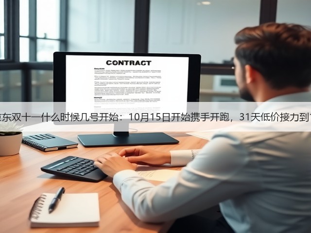 2025年淘宝京东双十一什么时候几号开始:10月15日开始携手开跑,31天低价接力到11月14日结束(图2) 2025年淘宝京东双十一什么时候几号开始:10月15日开始携手开跑,31天低价接力到11月14日结束(图2)
