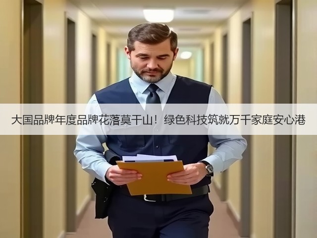 大国品牌年度品牌花落莫干山!绿色科技筑就万千家庭安心港(图2) 大国品牌年度品牌花落莫干山!绿色科技筑就万千家庭安心港(图2)