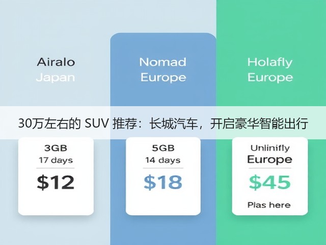 30万左右的 SUV 推荐:长城汽车,开启豪华智能出行(图3) 30万左右的 SUV 推荐:长城汽车,开启豪华智能出行(图3)