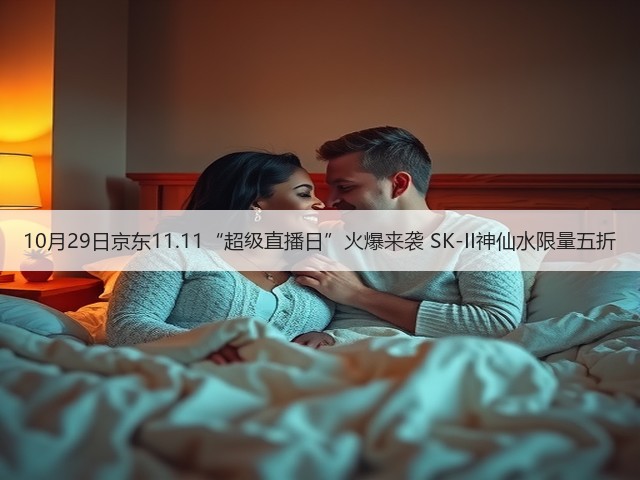10月29日京东11.11“超级直播日”火爆来袭 SK-II神仙水限量五折(图1) 10月29日京东11.11“超级直播日”火爆来袭 SK-II神仙水限量五折(图1)