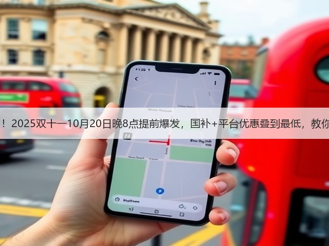 别等11月11日！2025双十一10月20日晚8点提前爆发，国补+平台优惠叠到最低，教你一步步领国补(图1)