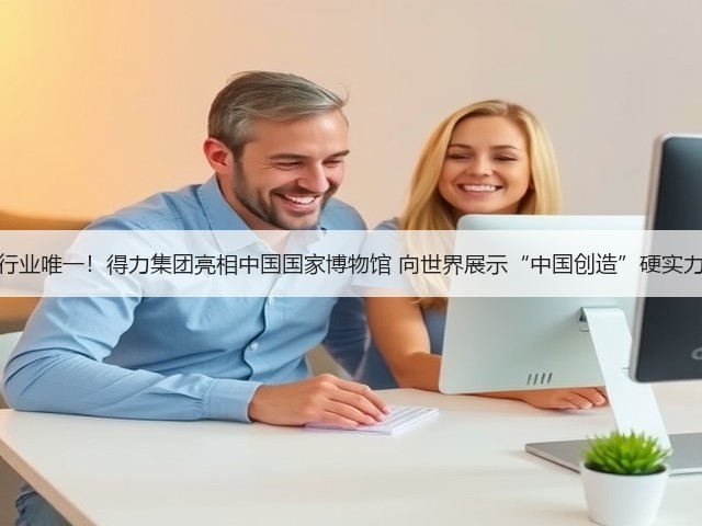 行业唯一!得力集团亮相中国国家博物馆 向世界展示“中国创造”硬实力(图2) 行业唯一!得力集团亮相中国国家博物馆 向世界展示“中国创造”硬实力(图2)