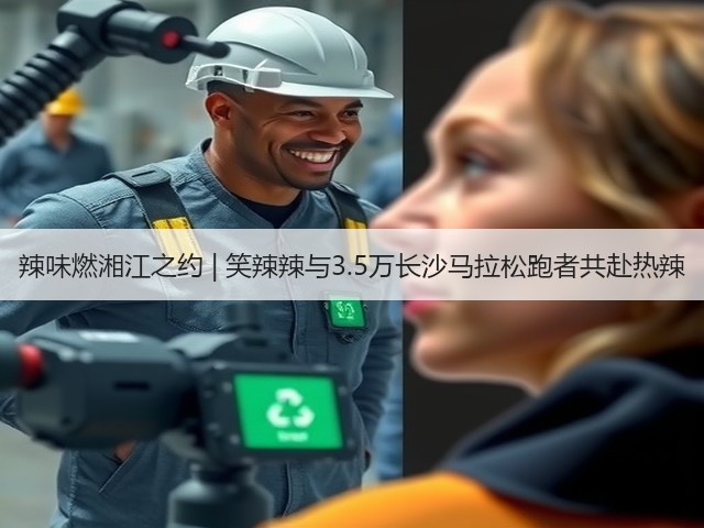 辣味燃湘江之约 | 笑辣辣与3.5万长沙马拉松跑者共赴热辣(图3)