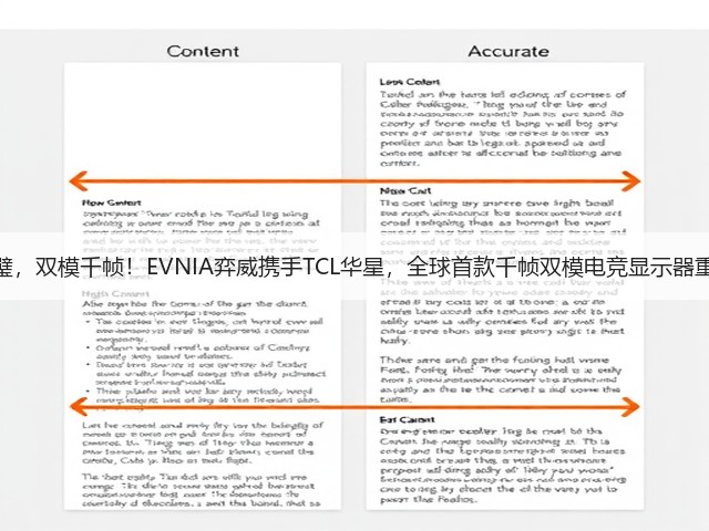 双冠合璧,双模千帧!EVNIA弈威携手TCL华星,全球首款千帧双模电竞显示器重装亮相(图2) 双冠合璧,双模千帧!EVNIA弈威携手TCL华星,全球首款千帧双模电竞显示器重装亮相(图2)