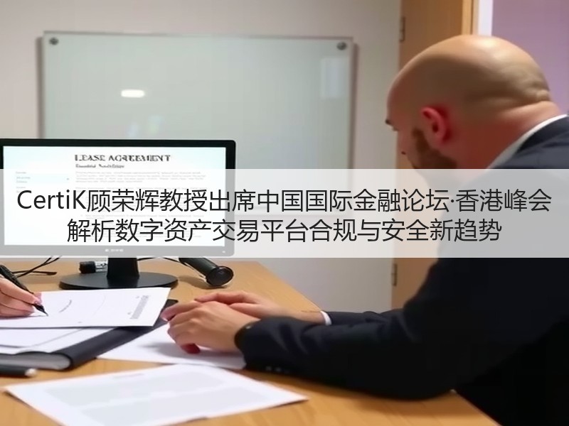 CertiK顾荣辉教授出席中国国际金融论坛·香港峰会 解析数
