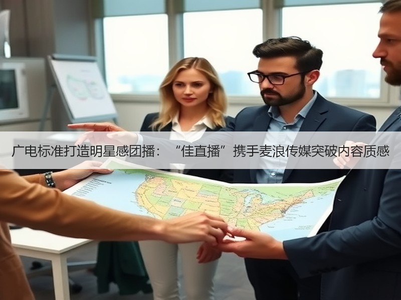 广电标准打造明星感团播：“佳直播”携手麦浪传媒突破内容质感