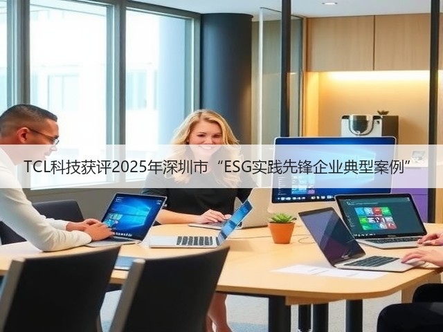 TCL科技获评2025年深圳市“ESG实践先锋企业典型案例”(图1)