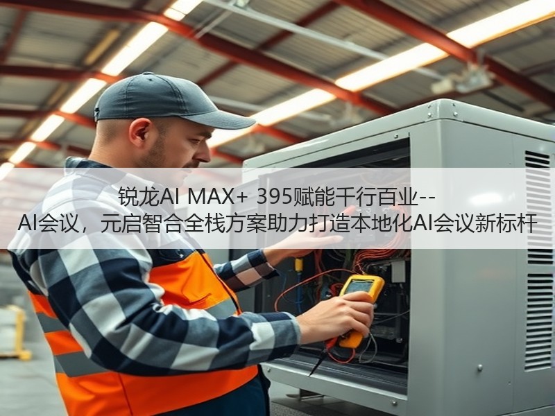 锐龙AI MAX+ 395赋能千行百业--AI会议，元启智合